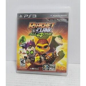 2011 SONY PLAYSTATION 3 PS3 RATCHET & CLANK ALL 4 ONE CIB COMPLETE IN BOX